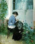 Carl Larsson somnad painting